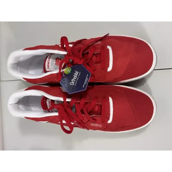New Balance 550 Suede Team Red BB550VND Men’s 11.5 Retro Low Basketball Sneaker New Balance 550 Suede Pack - Team Red for Sale  main image 2